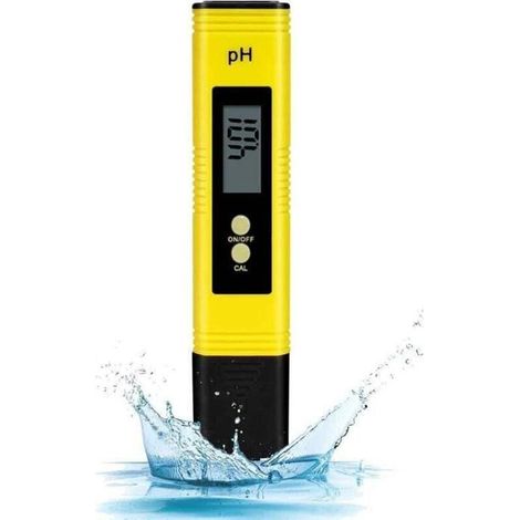 Testeur pH électronique piscine spa, écran LCD, plage de mesure 0-14 pH