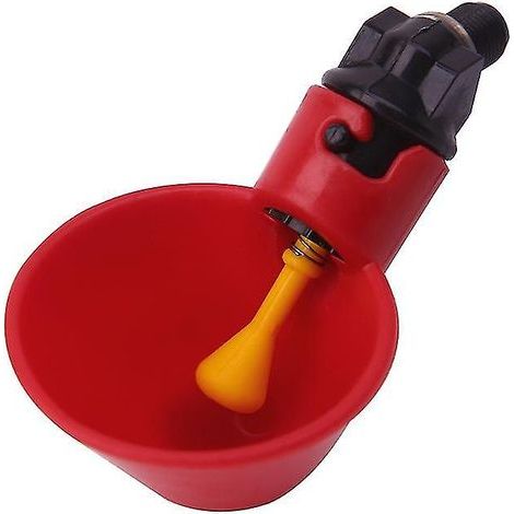 Selbstbefüllende Geflügeltränke, 7,6 cm (3 Zoll) Gewinde, kompatibel mit den meisten Wassertanks. (1/4)