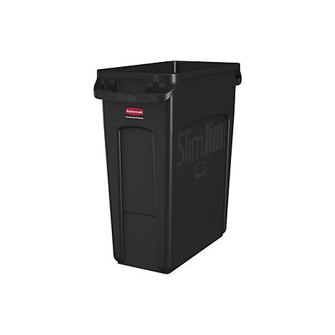 Cubo de basura SLIM JIM® capacidad 87 l con conductos de (1/5)