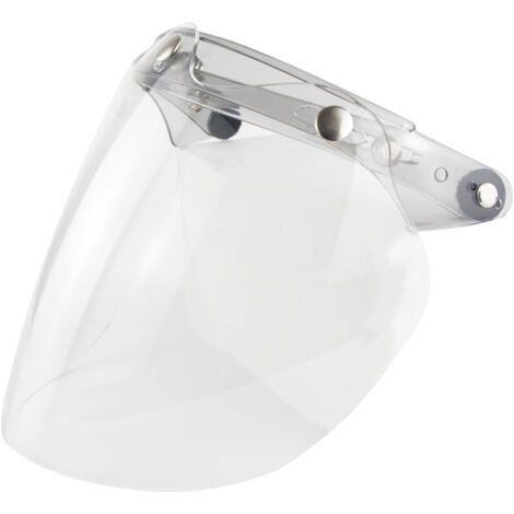 DEESSE SHOP-Visière de casque ouvert pour moto, lentille à bulles, 3 boutons-pression. (1/5)