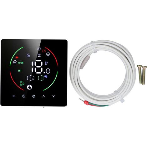 Eosnow Thermostat WiFi intelligent, télécommande avec application, écran tactile couleur, Programmable, pour la maison, AC90-240V (1/4)