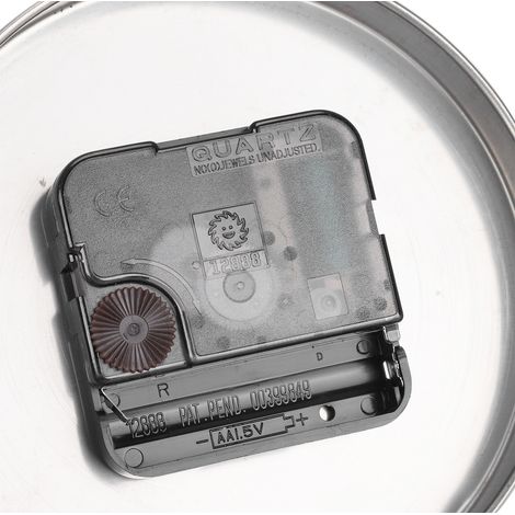 Horloge murale sans cadre à faire soi-même, autocollant mural miroir moderne pour la décoration de la maison, du salon à la chambre, noir (1/5)