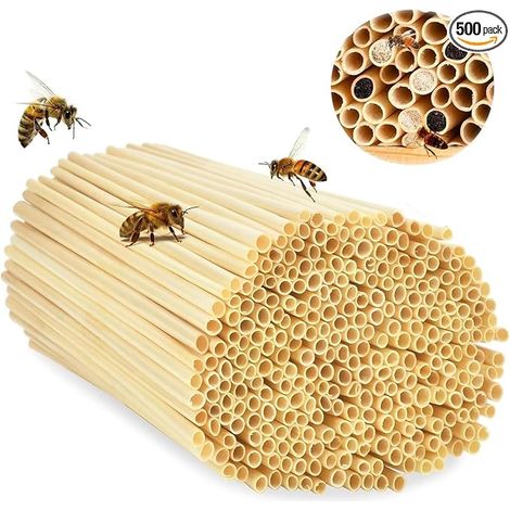 Hotel a Insectes Maison d'abeille 14.5 cm Longueur Hôtel à Abeilles Aide à la Nidification Abeilles Papillons Insecte (1/5)