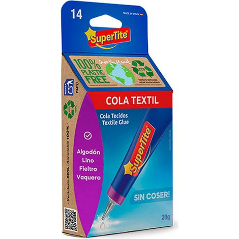 Colle Pour Tissus, Blister 20g 2414 Supertite - Supertite (1/2)