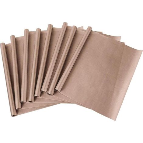 Papier Cuisson réutilisable 8 Pièces,Papiers de Cuisson Durables Lavable Découpables Résistant Tapis pour Four,découpables Tapis de Cuisson, Feuilles de Cuisson durables 40  60cm chacun