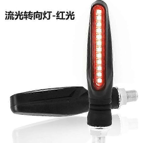 Bande lumineuse LED clignotante pour moto et véhicule électrique, accessoires et pièces de modification pour voiture. (1/5)