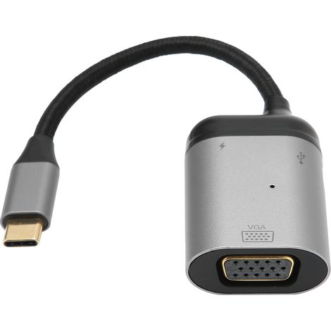Adaptateur JORINDO USB-C vers VGA 1080p avec charge rapide PD et port de données Type-C JD0782 (1/5)