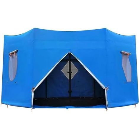 Tente De Trampoline 1,8 M/2,4 M/3 M/3,7 M, Housse Coupe-Vent, Auvent Protection Solaire Anti-UV, Adaptée pour Rond À 6 Poteaux Droits 8 pieds - (1/5)