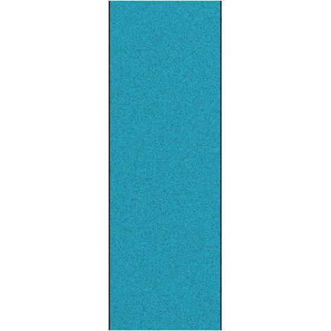 Zerbino d'ingresso moderno e resistente rettangolare per uso interno ed esterno 120 x 350 cm in poliammide ciano 020057953
