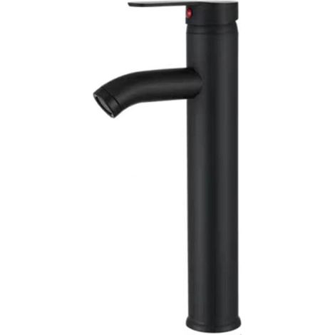 Robinet De Lavabo - Acier Inoxydable - Finition Noir Mat - Diamètre Compatible 32 À 42 Mm - Pour Salle De Bain - 1 Pièce (1/5)