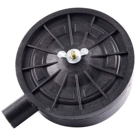 20mm air compressor filter – G1/2 male thread – Silent filtration for air compressor – Black plastic (1/5)