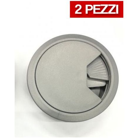 BOCCHETTA PASSACAVI D.MM.60 PLAST.ALLUMINIO COMFERUT PZ 20,0 (1/2)