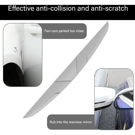6-teiliges Antikollisionsleisten-Set für Autos, Stoßstangenschutzleiste, Kantenschutz für Seitentüren, Kratzschutz für alle SUV-Fahrzeuge (Grau) (1/5)