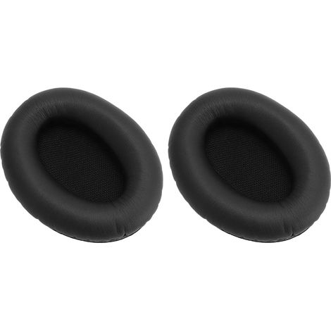 Coussinets d'oreille de rechange en similicuir noir, avec basses renforcées, pour casques H840 et H850. (1/4)
