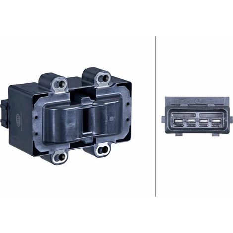 Bobine d'allumage Hella 5DA 358 000-251 RENAULT 138765 2508765 77 00 872 834