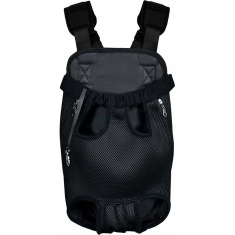 Haustiertragetasche, Hunderucksack, verstellbarer Front-Tragerucksack für Katzen und Hunde, Reiserucksack für Haustiere zum Reisen, Wandern und Campen – Schwarz – M-Fei Y (1/3)