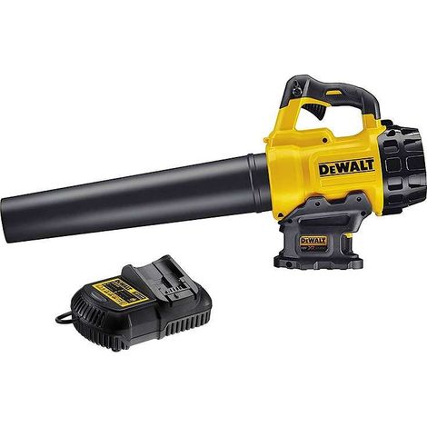 Dewalt – Souffleur à batterie 18V avec 1 batterie 5Ah – Moteur Brushless – Débit d'air 12m³/min – Pour espaces confinés et chantiers humides