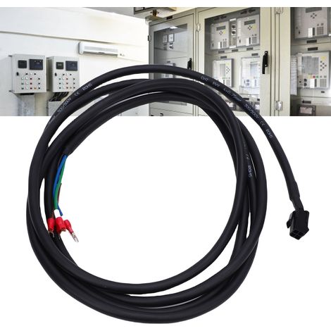 Netzkabel für Servomotoren, kompatibel mit Delta AB A2 A3 B3, 3 m (9,8 ft), 4 x 0,75 mm² Silikon-ABS-Kabel, geringe Stromstärke, 1 Stück (1/5)