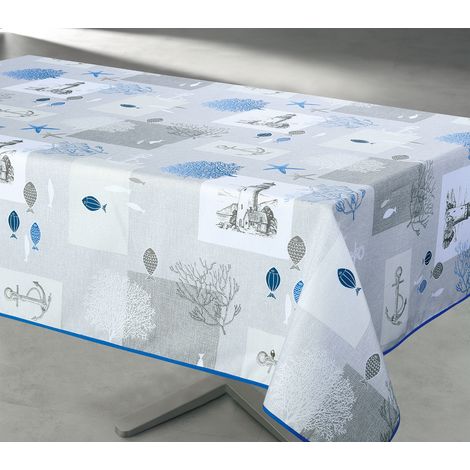 Nappe Polyester 140 X 240 Cm Atlantide Sur Cintre Nappe Polyester 140 X 240 Cm Atlantide Sur Cintre - Access Deco