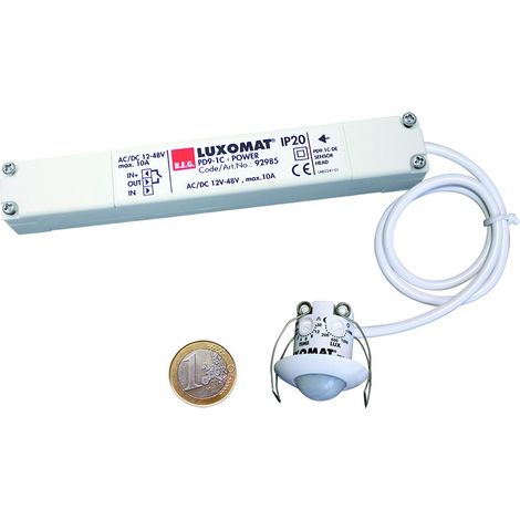 PD9-1C-12-48V-FP mini détecteur de mouvement 1 canal blanc LUXOMAT 92985 (1/5)