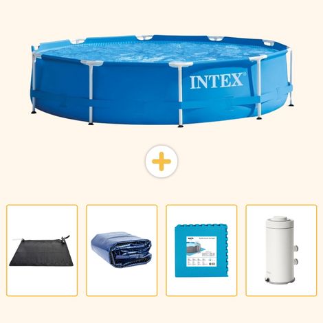 Intex Piscine Tubulaire Ronde - 366x76 cm - 5-pièces S166 (1/5)
