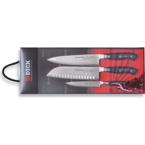 Dick Messerset Premier Plus Eurasia asiatishe Küchenmesser X50CrMoV15 Stahl