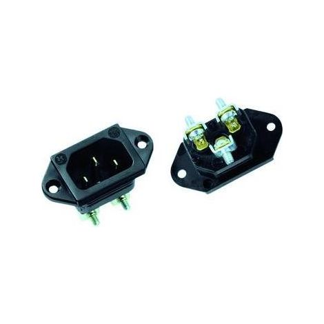 Bachmann 917.170 Kaltgeräte-Steckverbinder 781 Stecker Gesamtpolzahl: 2 10 A Schwarz 1 St. (1/5)
