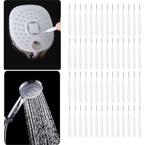 (50PCS)Mini Brosse pour Orifices,Mini Brosses de Nettoyage,Brosse de Nettoyage de Buse de Douche,Brosse Salle de Bain Nettoyage,Nettoyage de Téléphone (1/5)