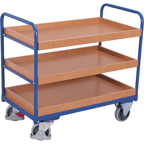 VARIOfit Etagenwagen niedrig 1.000 x 600 mm 3 Tabletts (1/3)