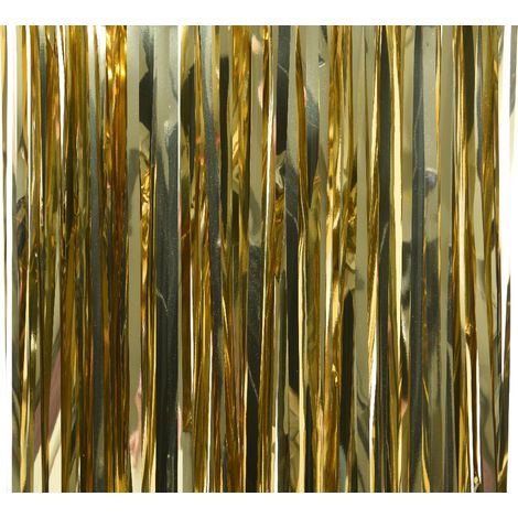 1 TENDA A FILI COLOR ORO CHIARO 90 X 220 CM