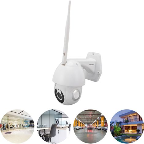 Caméra réseau C2 à vision nocturne infrarouge, étanche, rotative, sans fil, Wi-Fi, HD, prise UE 100-240 V (1/5)