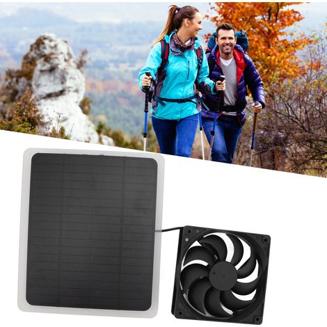 Photovoltaik-Ventilator-Set, Solar-Haustierventilator, 10-W-Solarpanel (1/5)