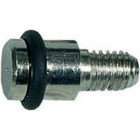 100PZ MENSOLINA REGGIPIANO TONDA FILETTATA CON GOMMINO -  mm.8 con filetto  mm.5 MA in ottone nichelato