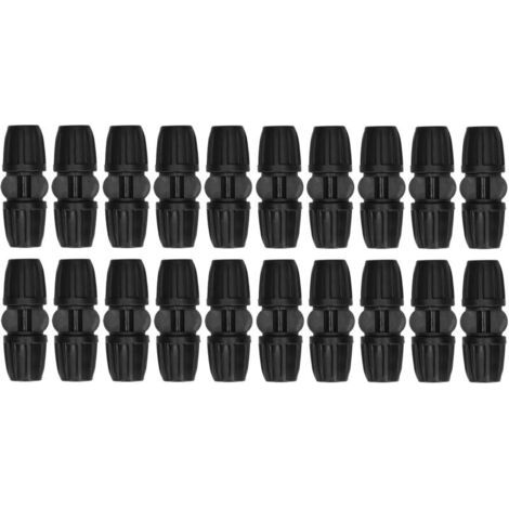20 Connettori per Tubi Rettangolari 8/11 con Connessioni per Irrigazione da Giardino Bloccabili (1/4)
