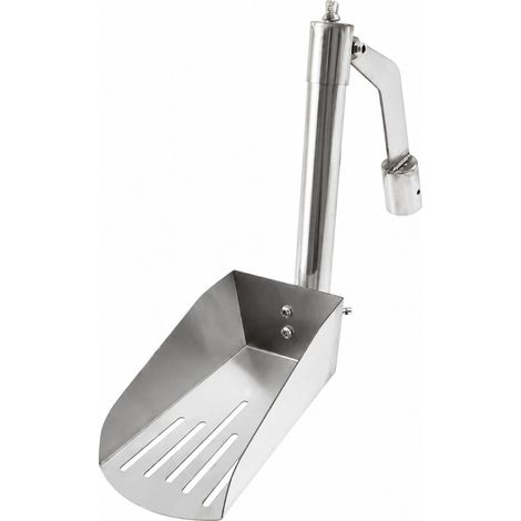 Pelle de nettoyage de gouttières en acier inoxydable, brosse pour le nettoyage des gouttières