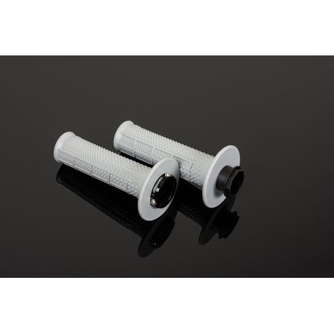 Manopole Renthal MX Original Lock-On Soft (coniche) Grigio chiaro (1/5)