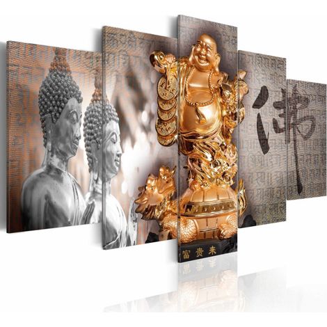 Tableau Imprimé "Smile To Buddha" 100 x 200 cm (1/2)