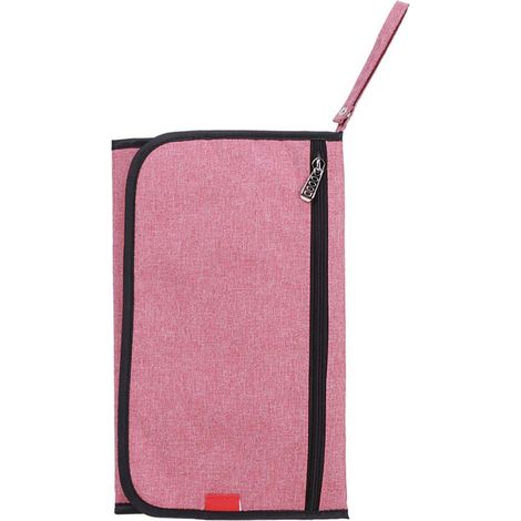 Tableau à langer bébé portable matelas change multi-fonction tapis voyage station pour nouveau-né rouge (1/5)