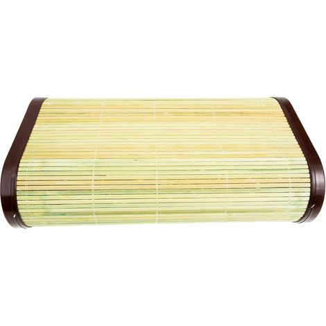 Oreiller Cervical en Bambou Beige, Ergonomique, Respirant, Lombaire (1/5)