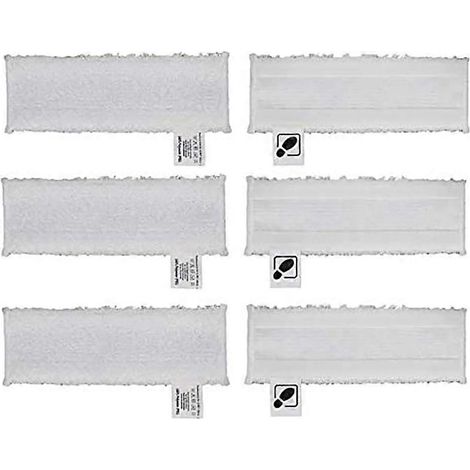 6er-Pack Mikrofasertücher für Kärcher EasyFix Dampfreiniger SC 2, SC 3, SC 4 und SC 5 – Langlebiges Ersatzzubehör (1/5)