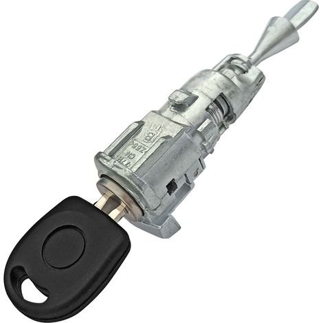 Suitable for Volkswagen old Sagitar left door lock cylinder, 1 key, car door lock cylinder, car parts (1/4)
