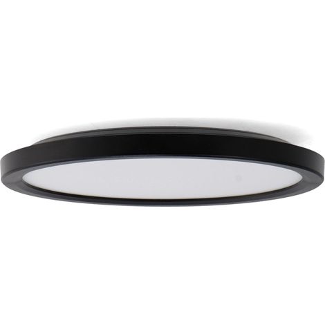 IluminaShop - Plafon LED Soft 18W Black IP20  3000+4000+6000 (1/2)