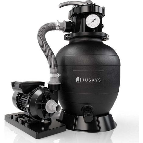 [GEBRAUCHT] B-Ware Sandfilteranlage für Pools bis 47m³ Pumpe Filterbälle für klares Wasser 400 W (1/2)