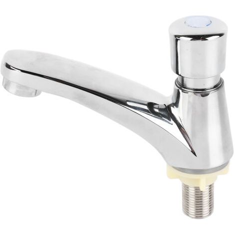 Robinet à Fermeture Automatique et Retardateur de Temps Froid, avec Matériau en Cuivre Durable, Conception d'économie d'eau pour la Cuisine Domestique et Publique (1/5)
