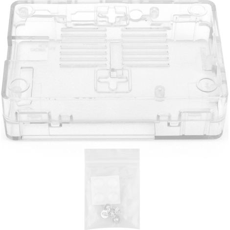 Housse transparente givrée de protection pour Raspberry Pi 3B 3B+, étui rigide en plastique, boîtier de rangement compatible (1/5)
