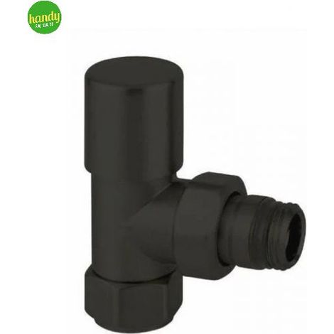 Valvola per radiatori Arteclima nero opaco attacco squadro 1/2" (1/2)