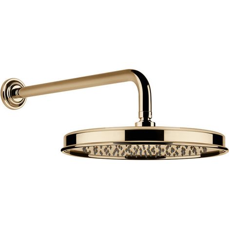 Ducha mural antical Gessi Venti20, D328mm, con articulación y