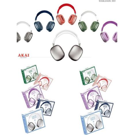 CUFFIE AKAI BLUETOOTH (1/3)