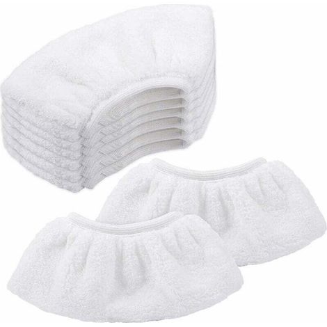 Paos de microfibra para Krcher, accesorio de paos con boquilla manual para limpiadores a vapor SC1/SC2/SC3/SC4/SC5/SV7, paquete de 8. (1/4)