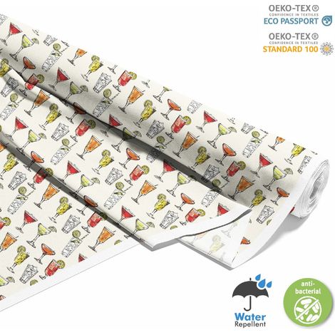TISSUS DÉCORATIFS D'EXTÉRIEUR OXFORD - Motif Cocktail DX8525 (1/5)